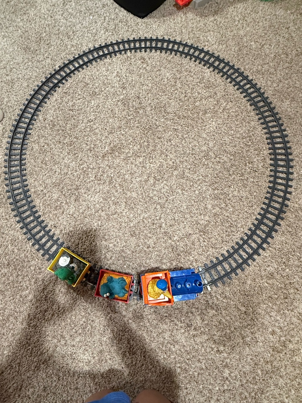 1989 Illco Sesame Street Big Bird Express battery-operated train